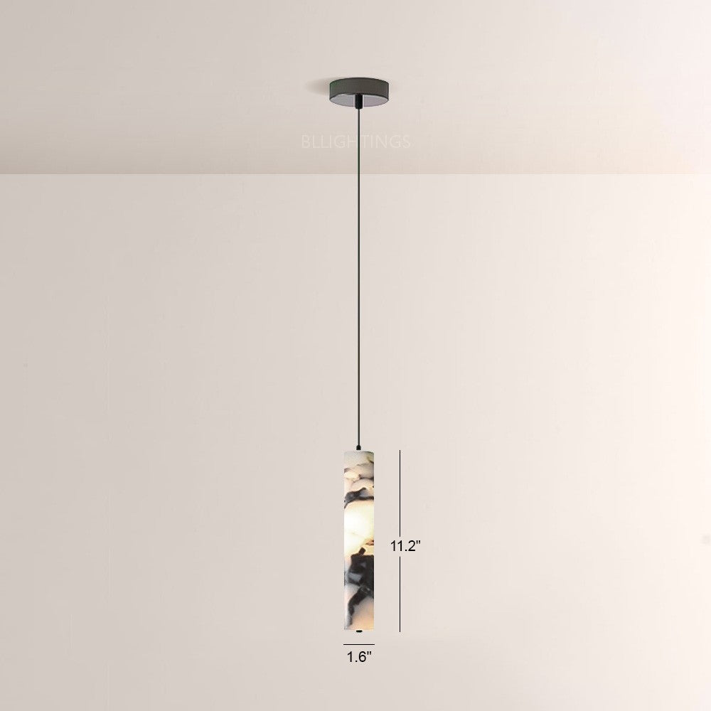 Collins Landscape-Marble Cylinder Pendant(1/3-Head)