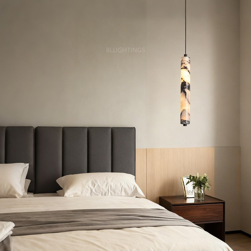 Collins Landscape-Marble Cylinder Pendant(1/3-Head)