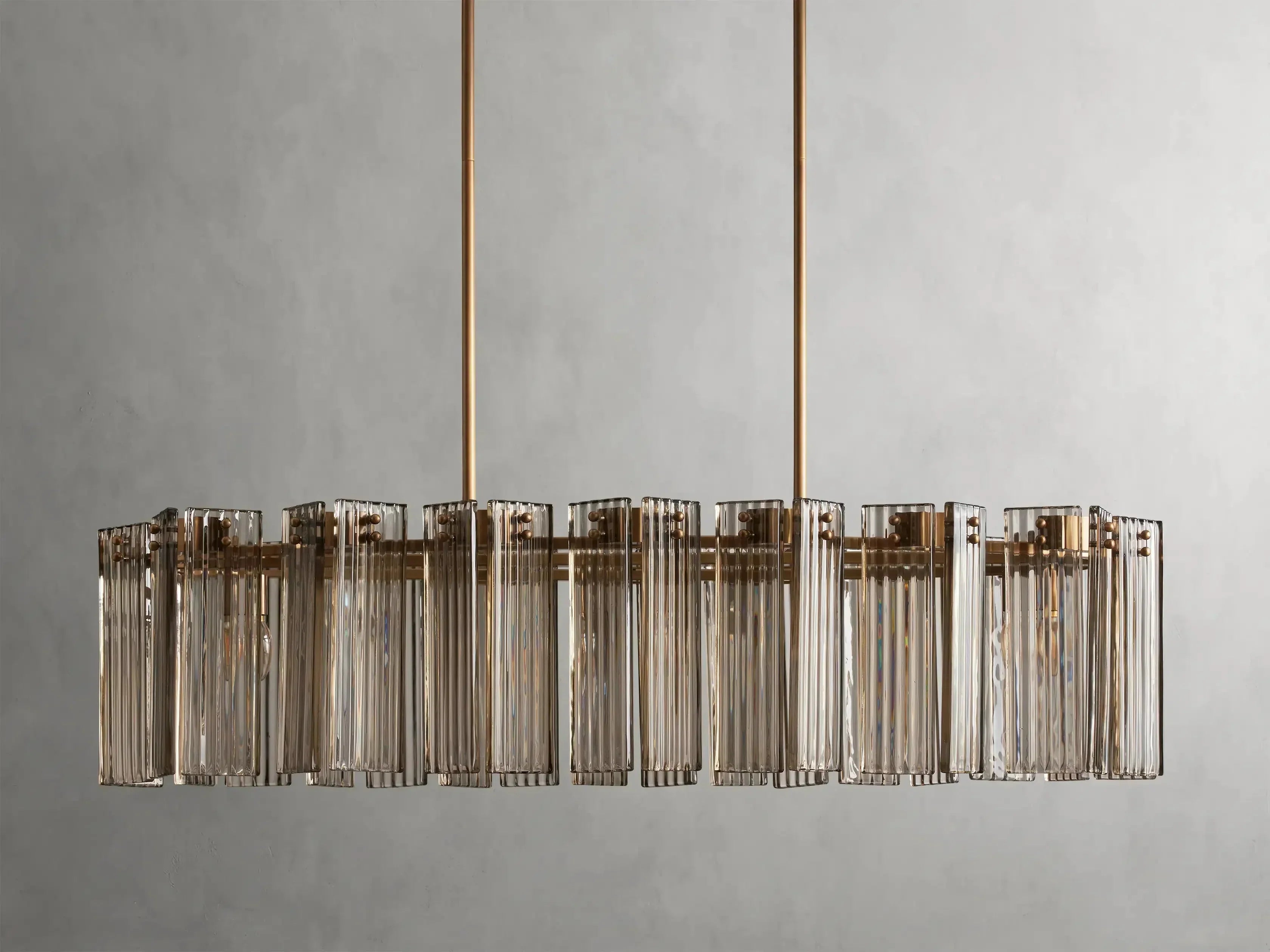 Darwin Oval Glass Chandelier 51"63"72"