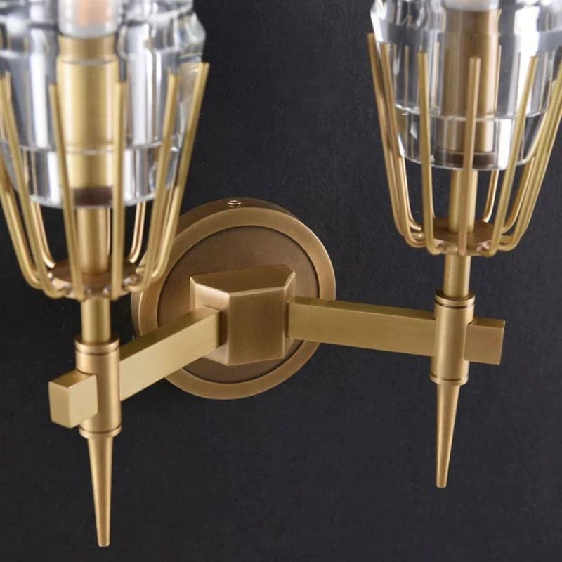 Demi Crystal Double Wall Sconce