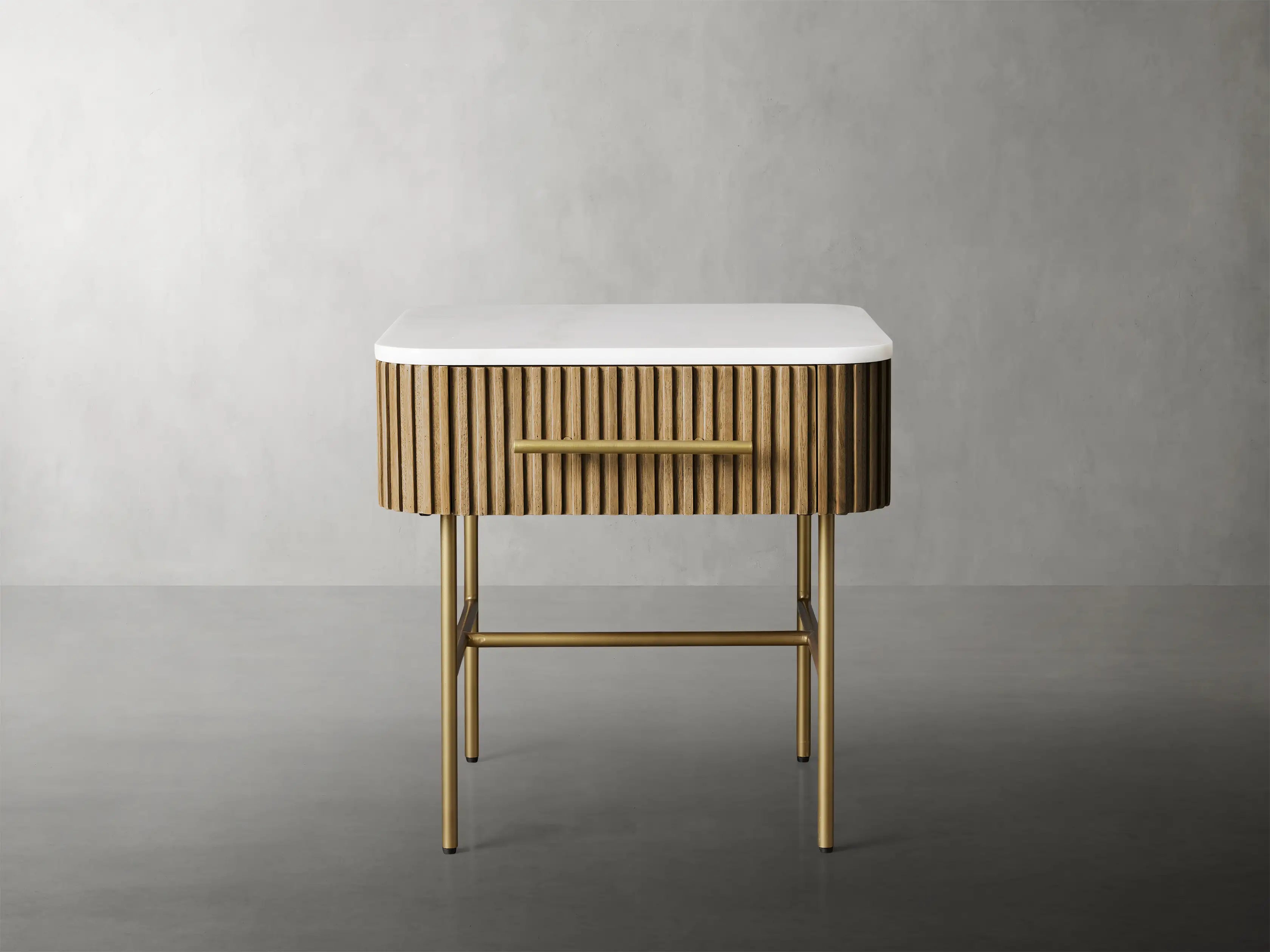 Fanny End Table with Drawer