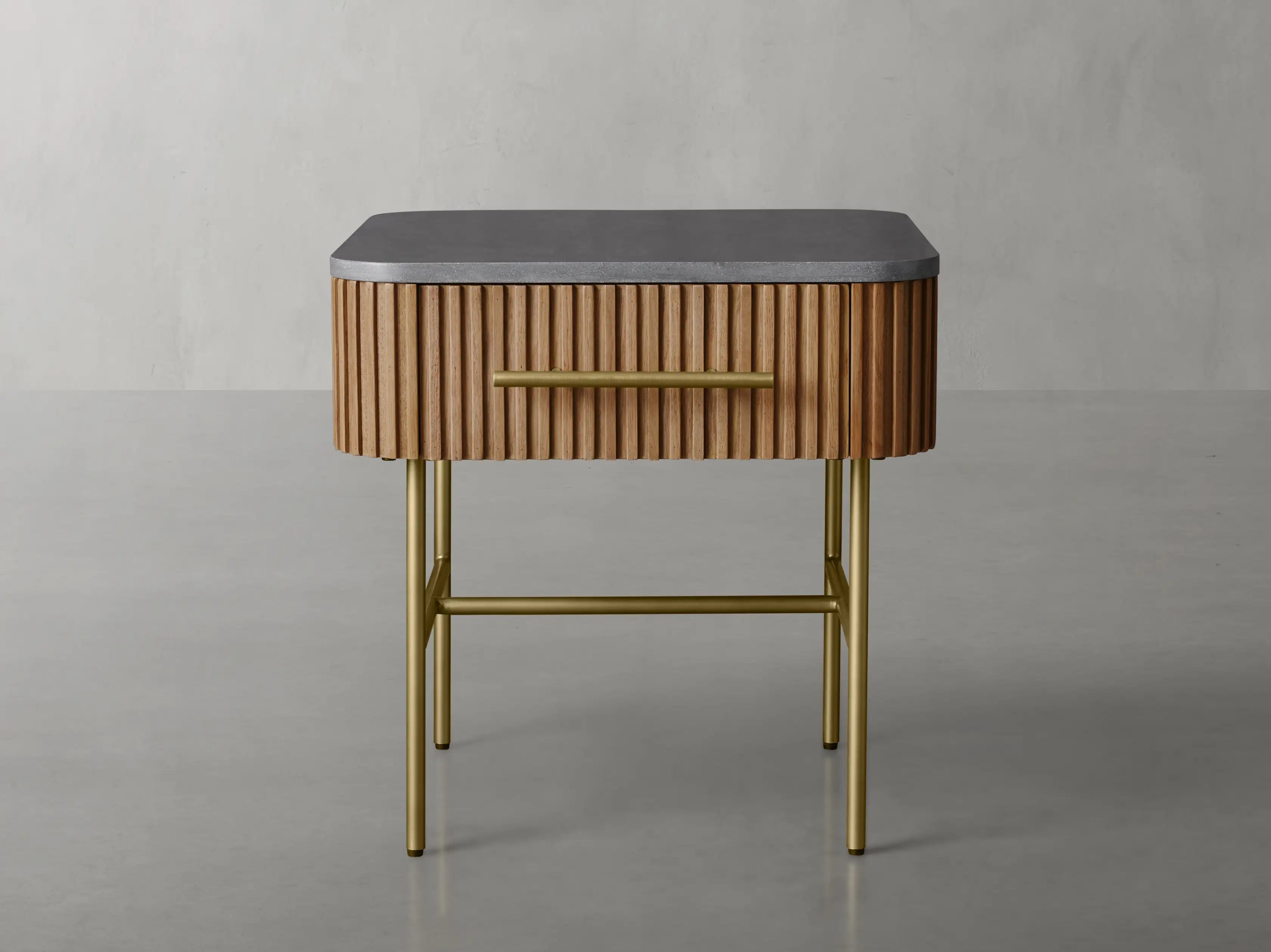 Fanny End Table with Drawer