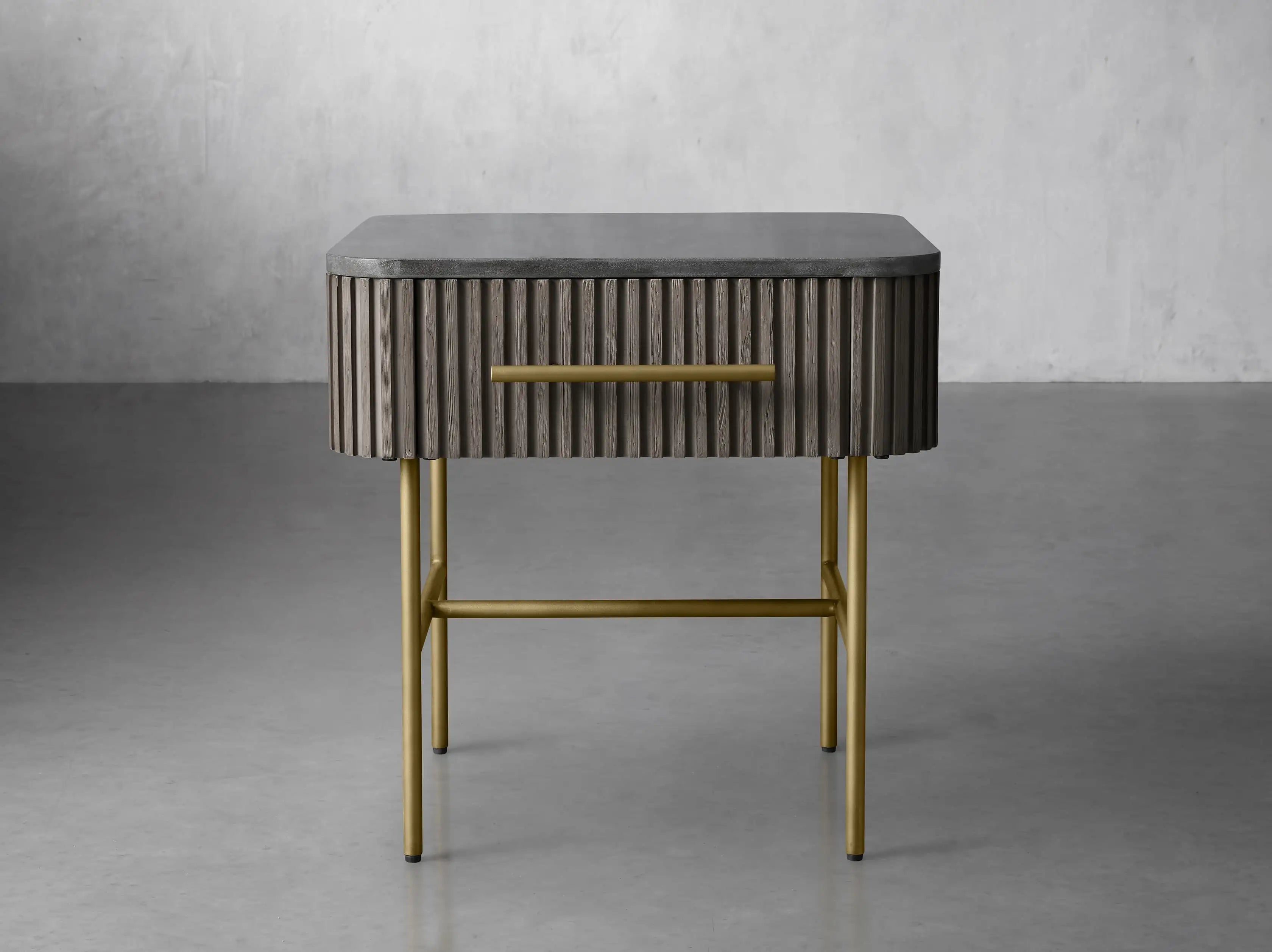 Fanny End Table with Drawer