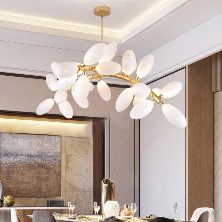 Fashion Grape Linear Chandelier 57"L