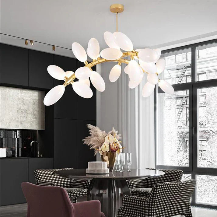 Fashion Grape Linear Chandelier 57"L