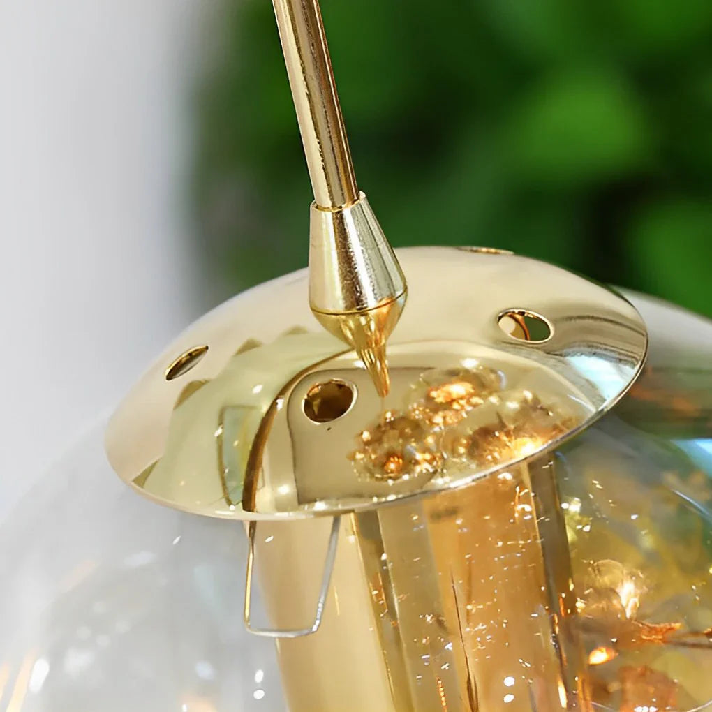 Gold Staircase Chandelier