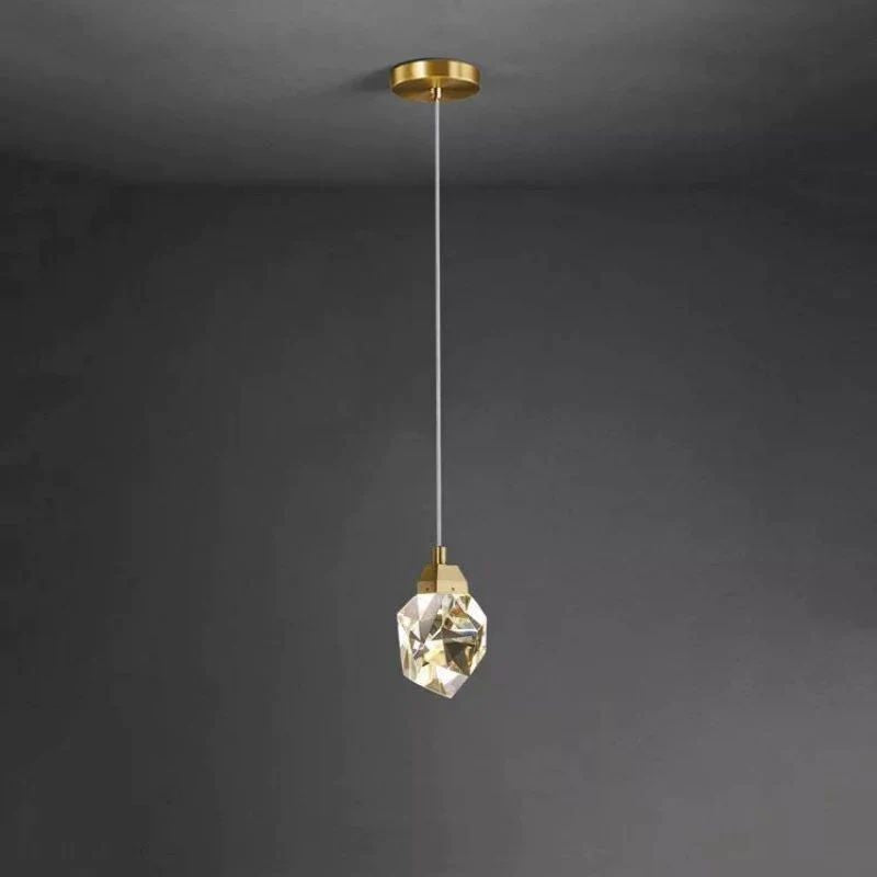 Irene Faceted Crystal Prisms Pendant