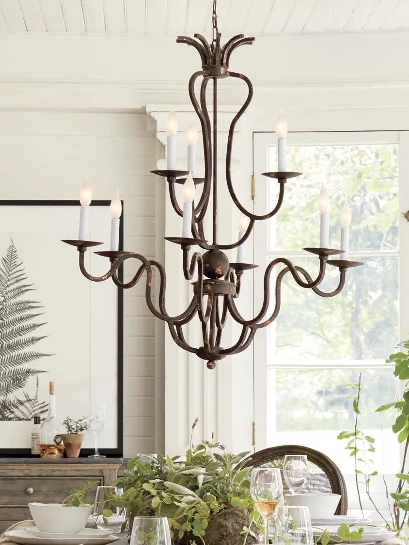 Kalie Crystal 12 Lights Pendant 42"