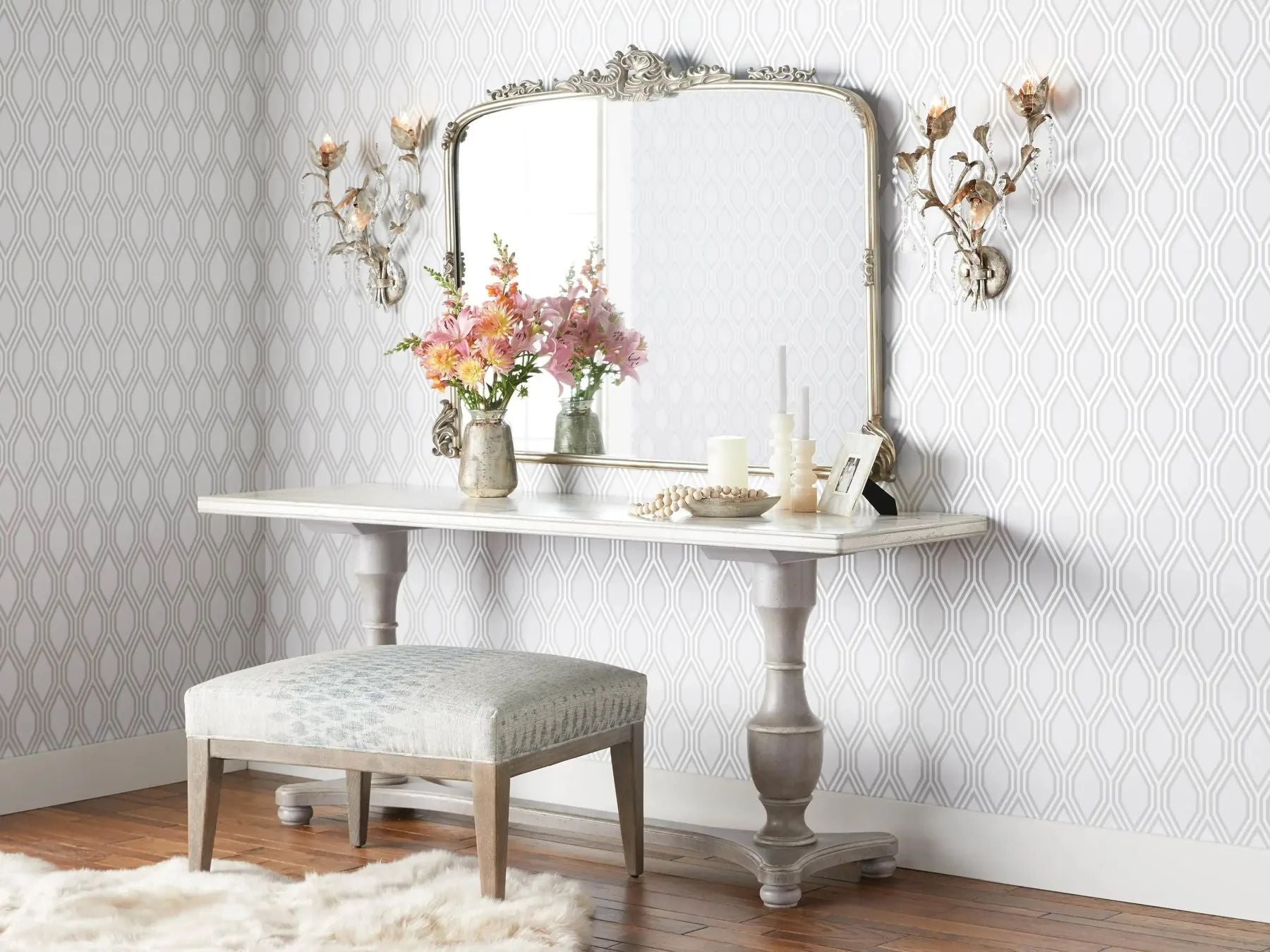 Kalie Crystal 3 Lights Wall Sconce