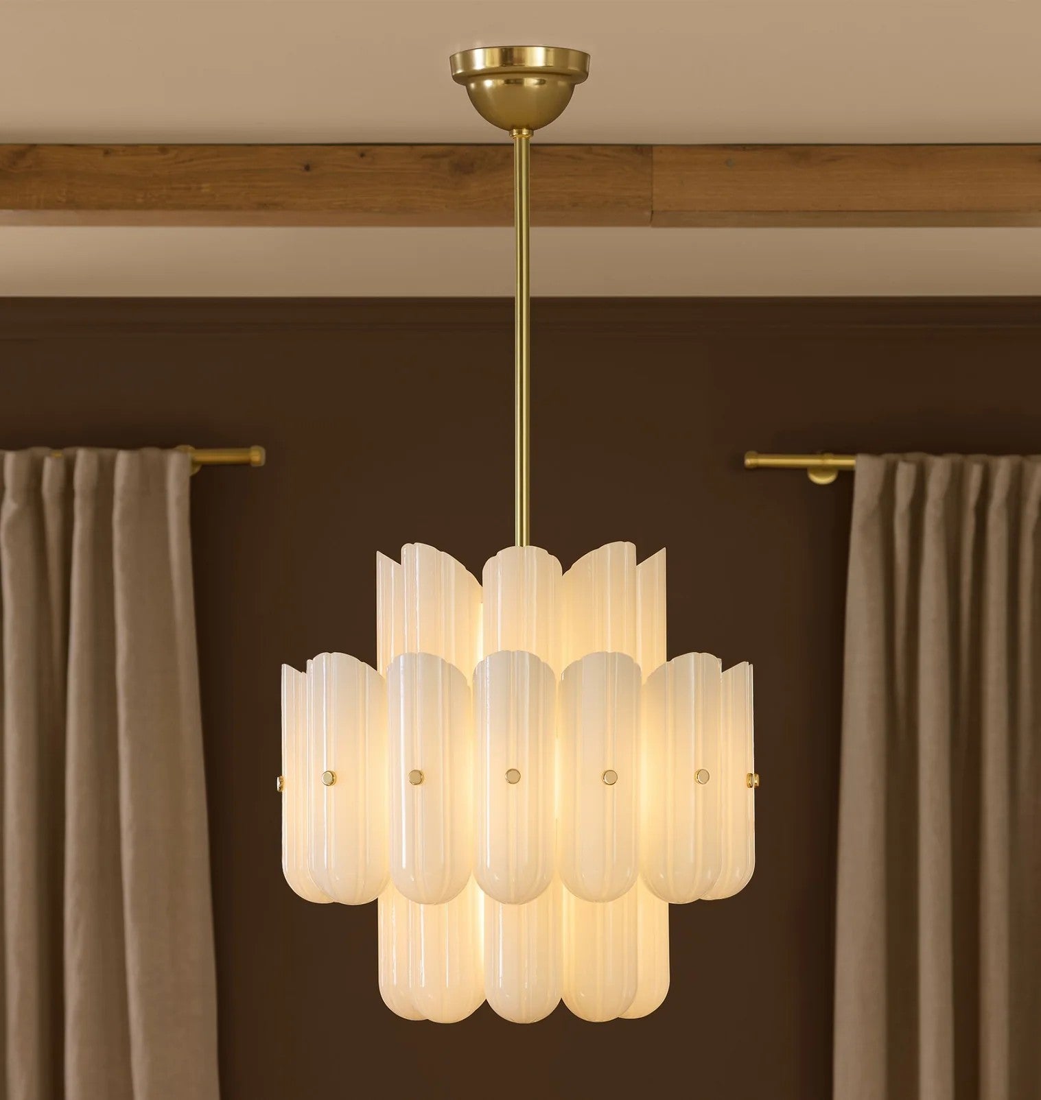 Larin Double Tier Chandelier 25" 35" 46"