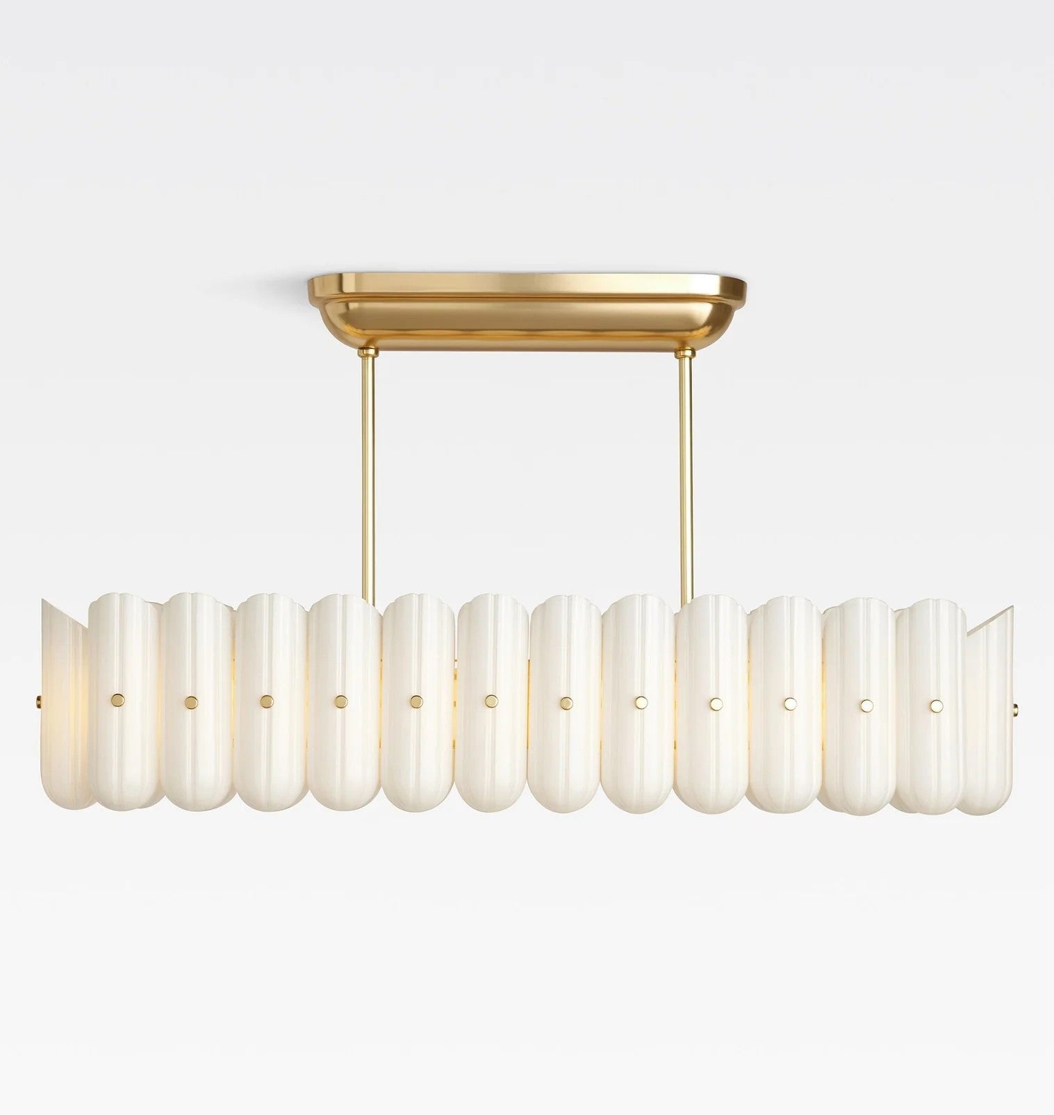Larin Glass Linear Chandelier 55"