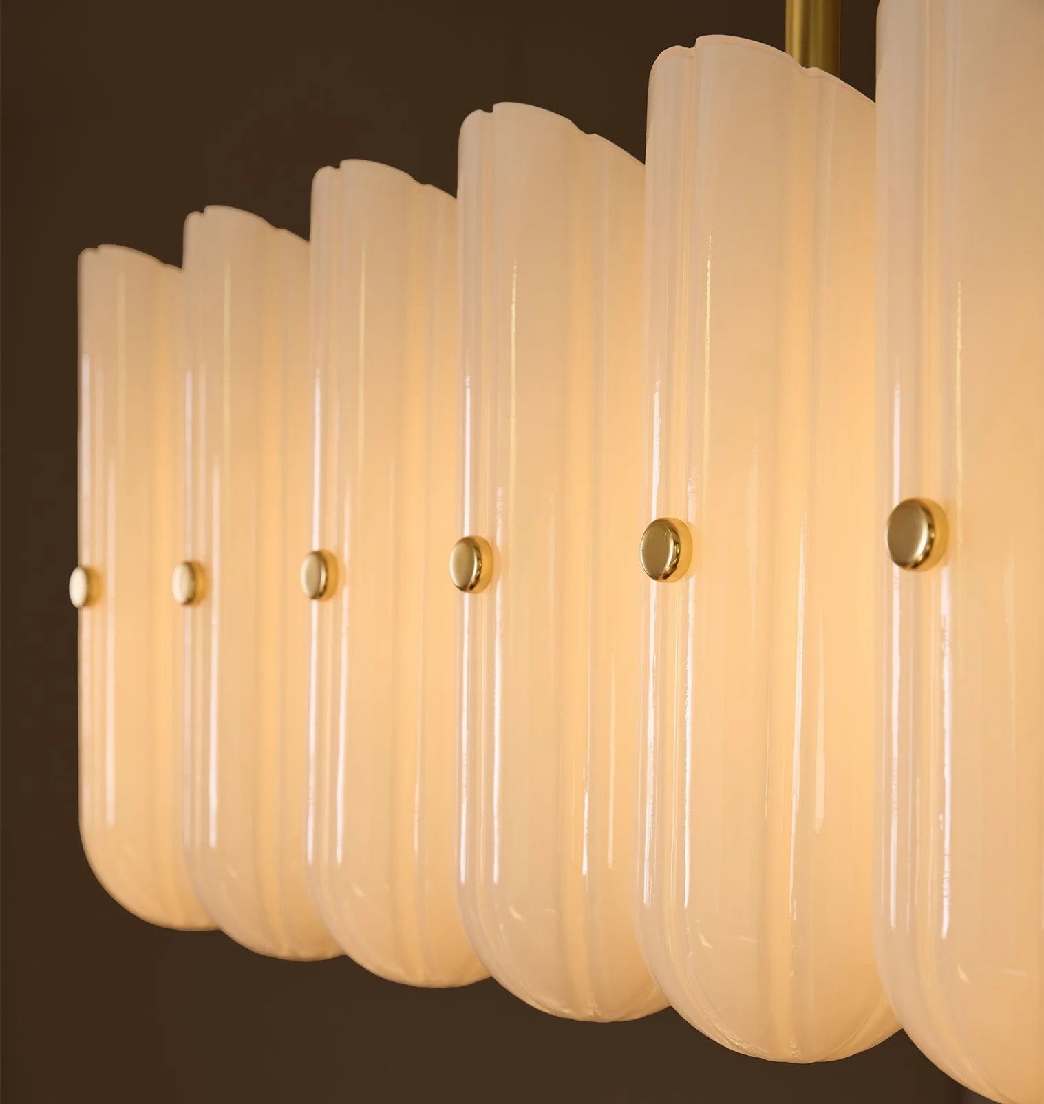Larin Glass Linear Chandelier 55"