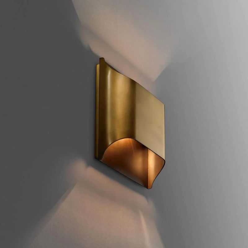 Mechan Brass Wall Sconce