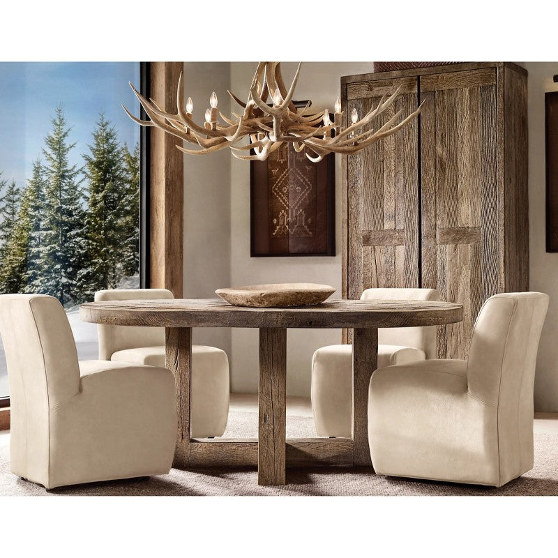 Natural Antler Chandelier 60"