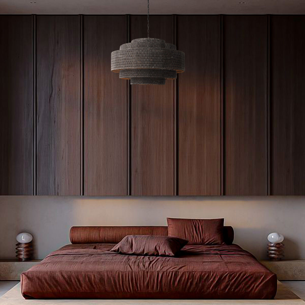 Pallue Rattan Chandelier