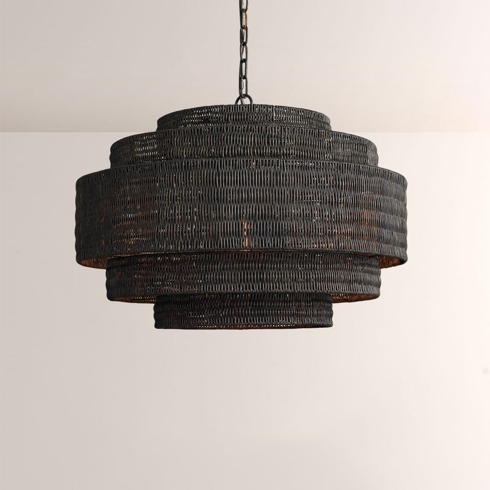 Pallue Rattan Chandelier
