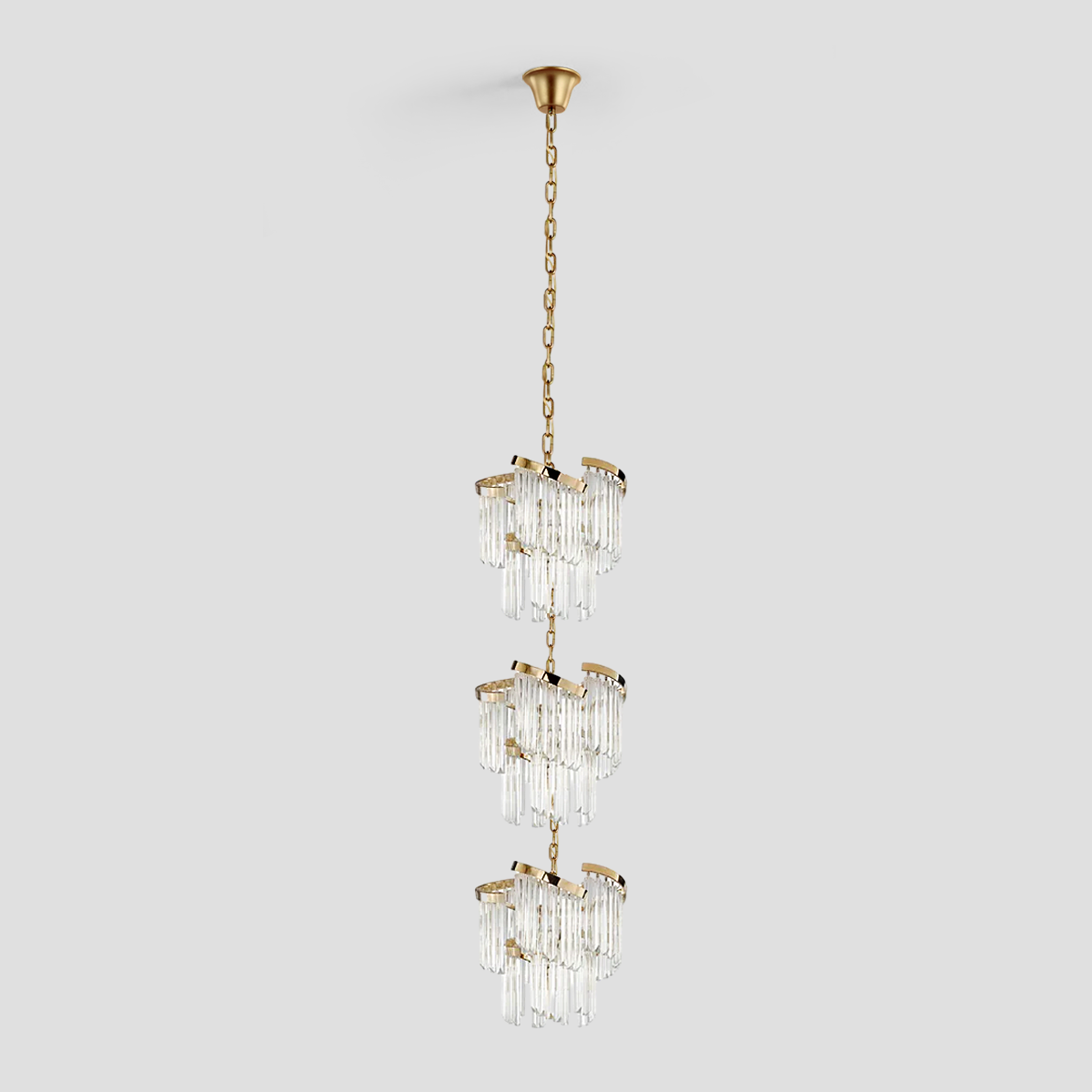 Paly Flow Crystal Chandelier