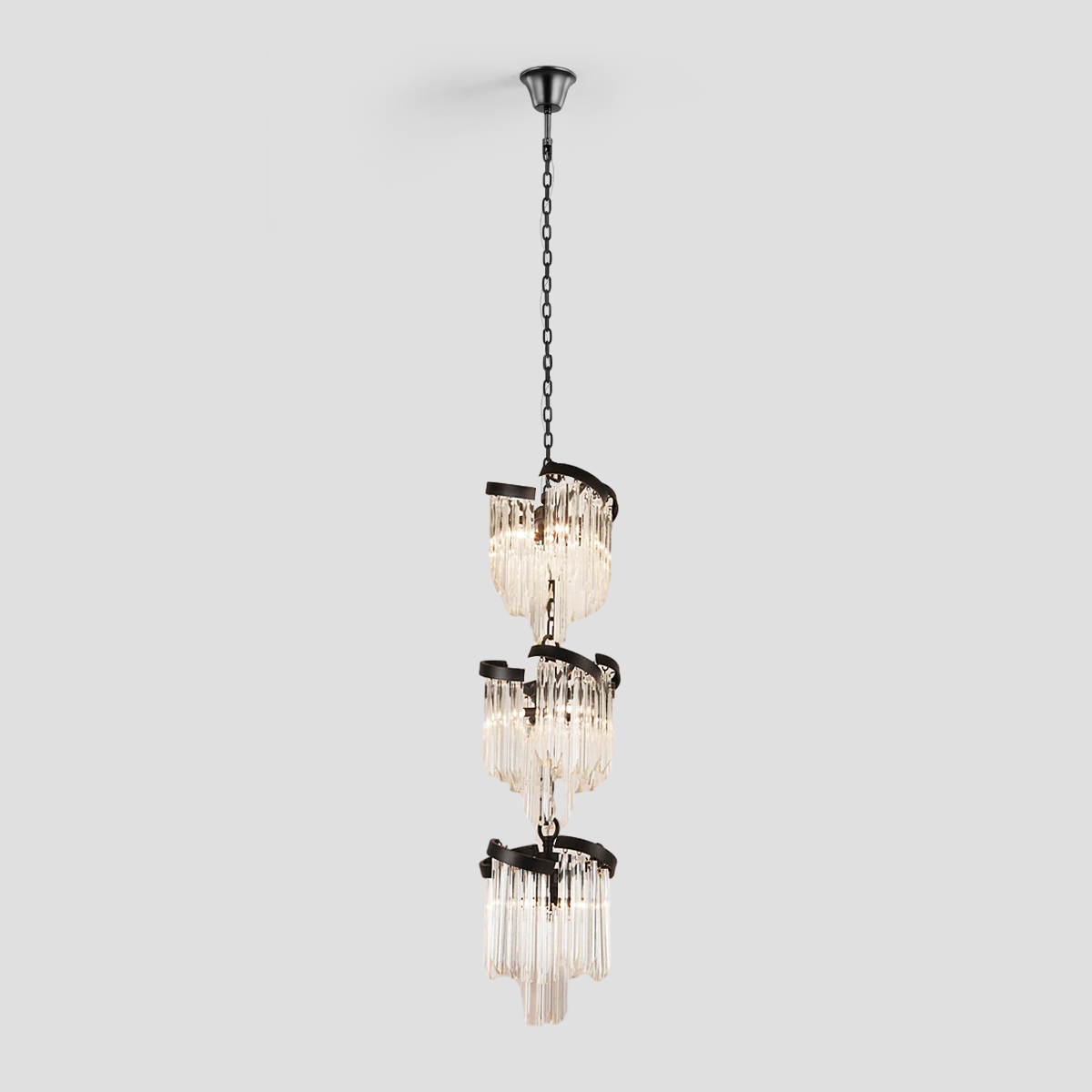Paly Flow Crystal Chandelier