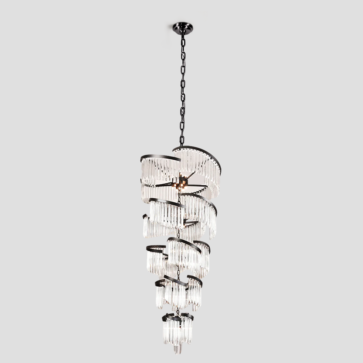 Paly Flow Crystal Chandelier