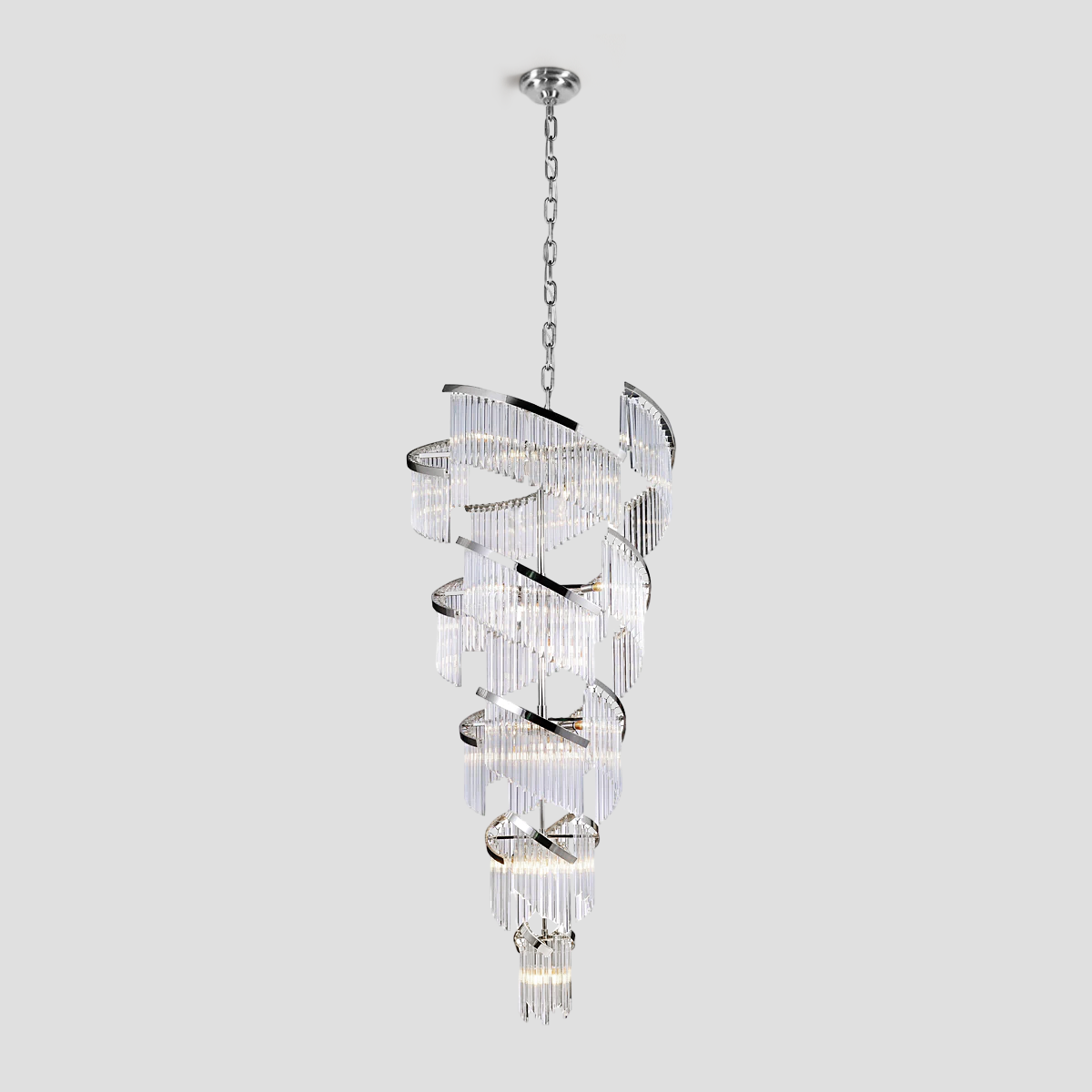 Paly Flow Crystal Chandelier