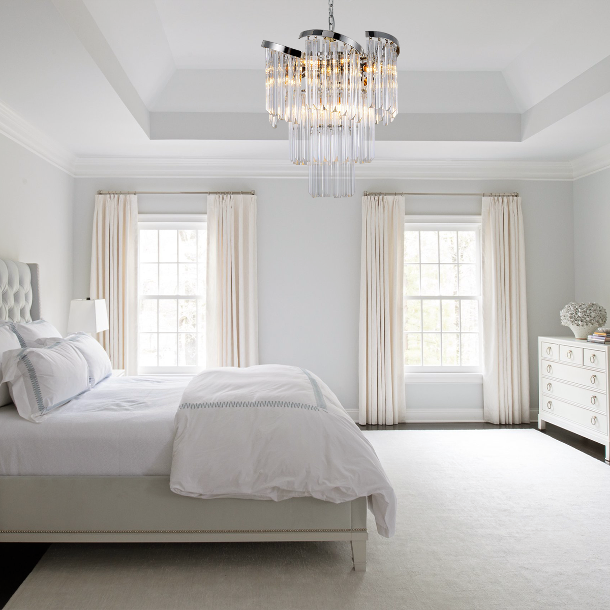 Paly Flow Crystal Chandelier