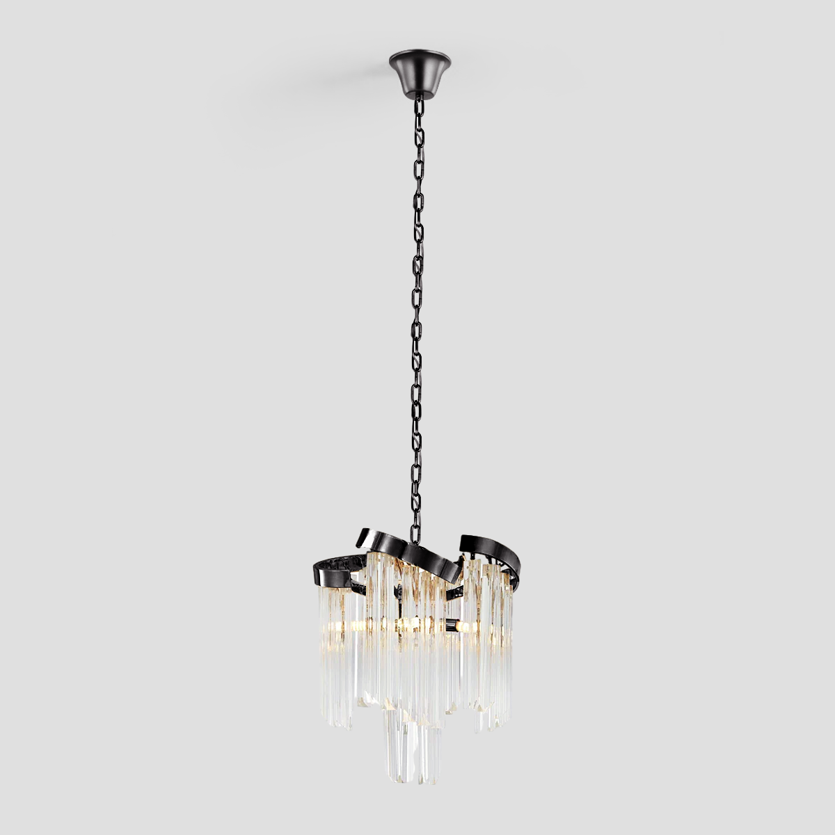 Paly Flow Crystal Chandelier