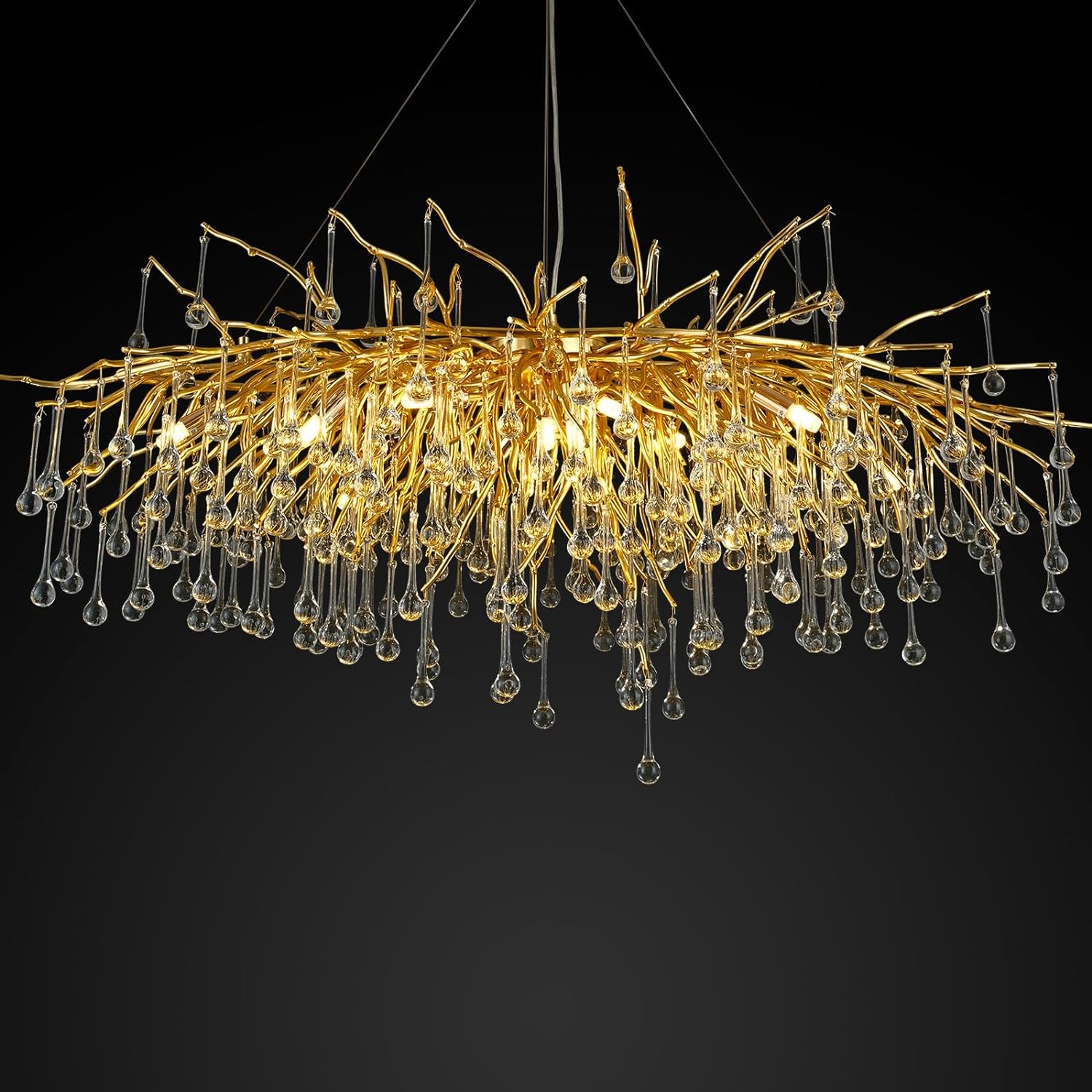 Raindrop Tree Branch Chandelier