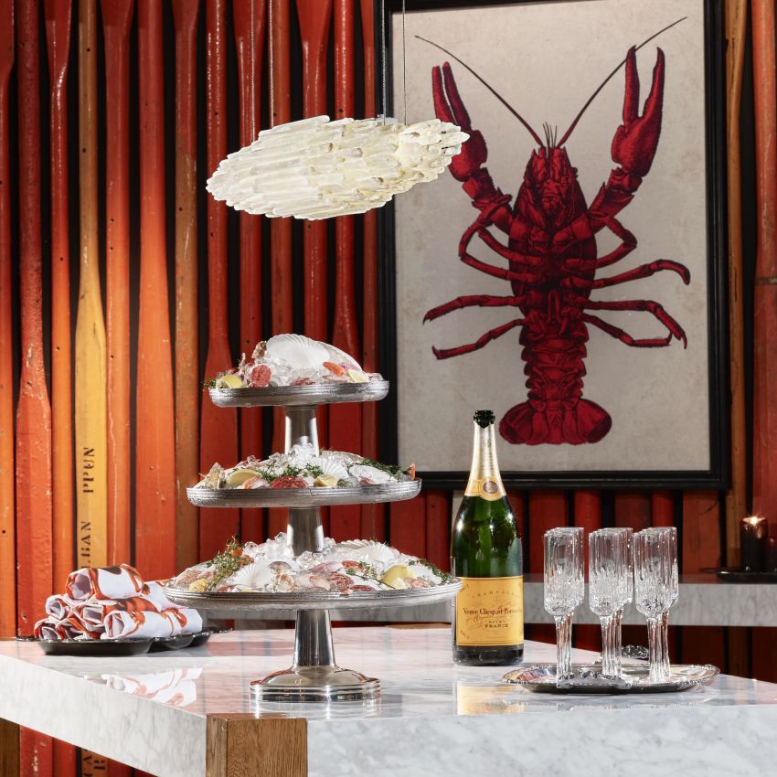 Shahida Selenite Chandelier