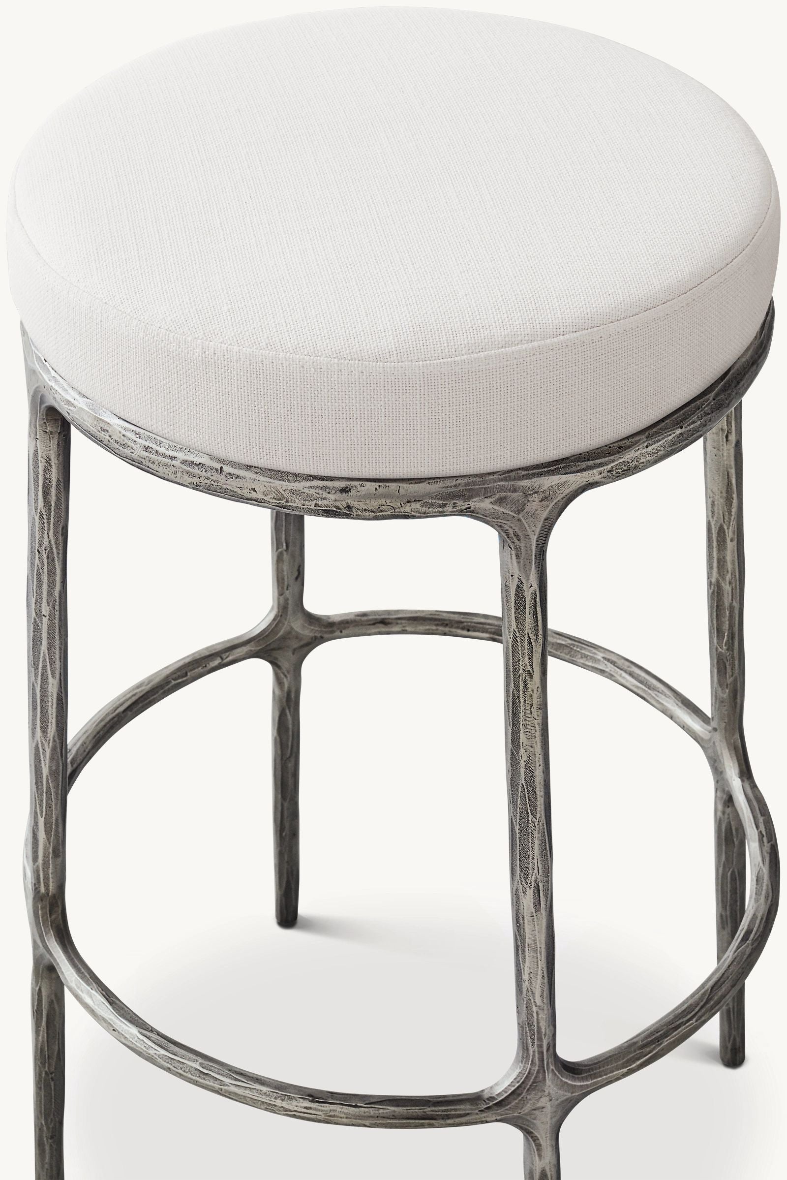 Thomson Backless Fabric Swivel Bar and Counter Stool Living Room