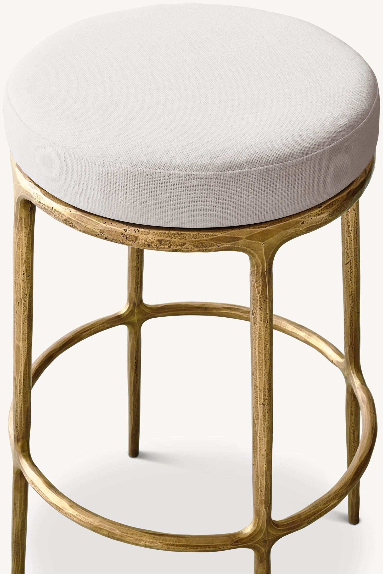 Thomson Backless Fabric Swivel Bar and Counter Stool Living Room