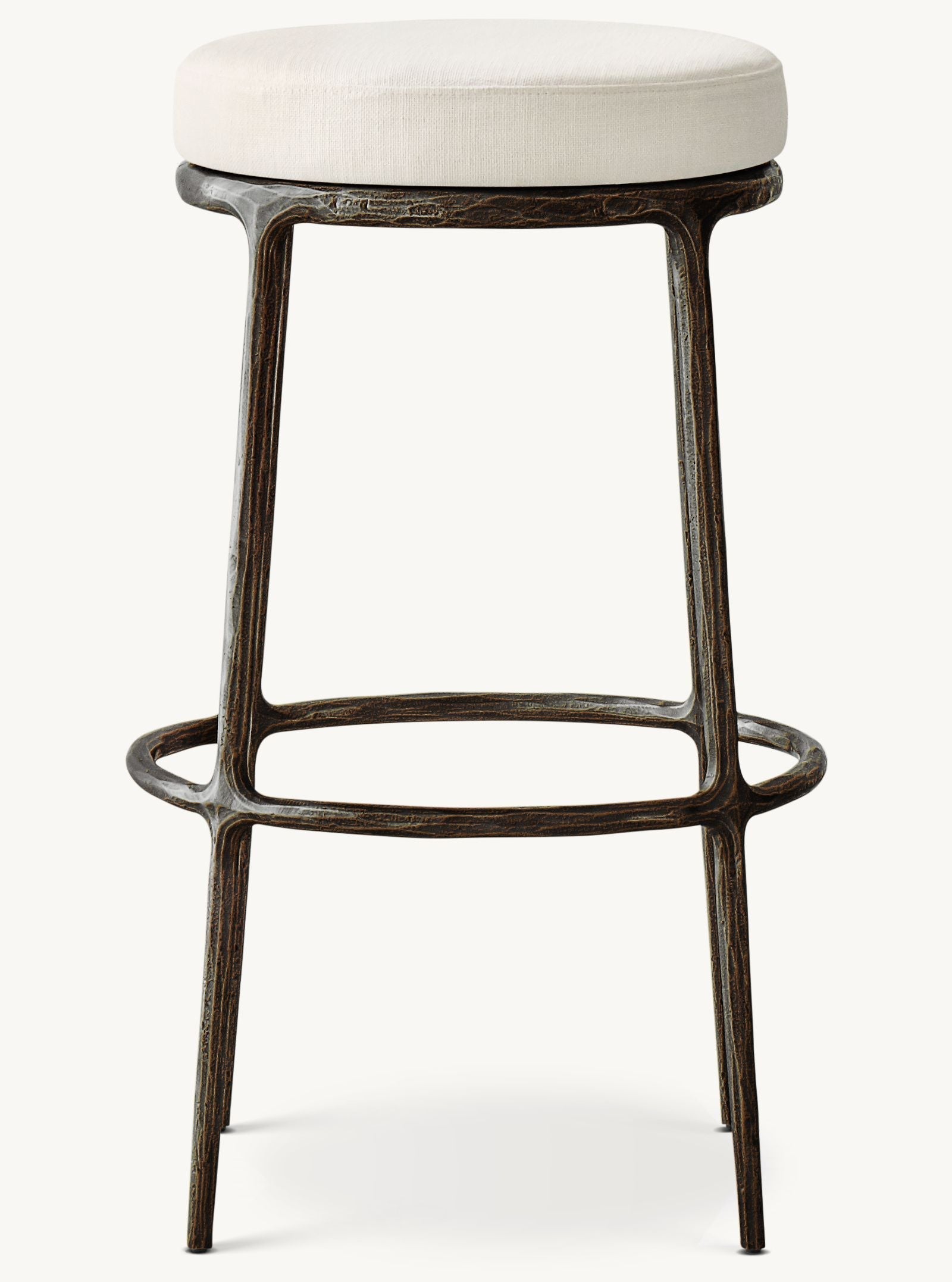 Thomson Backless Fabric Swivel Bar and Counter Stool Living Room