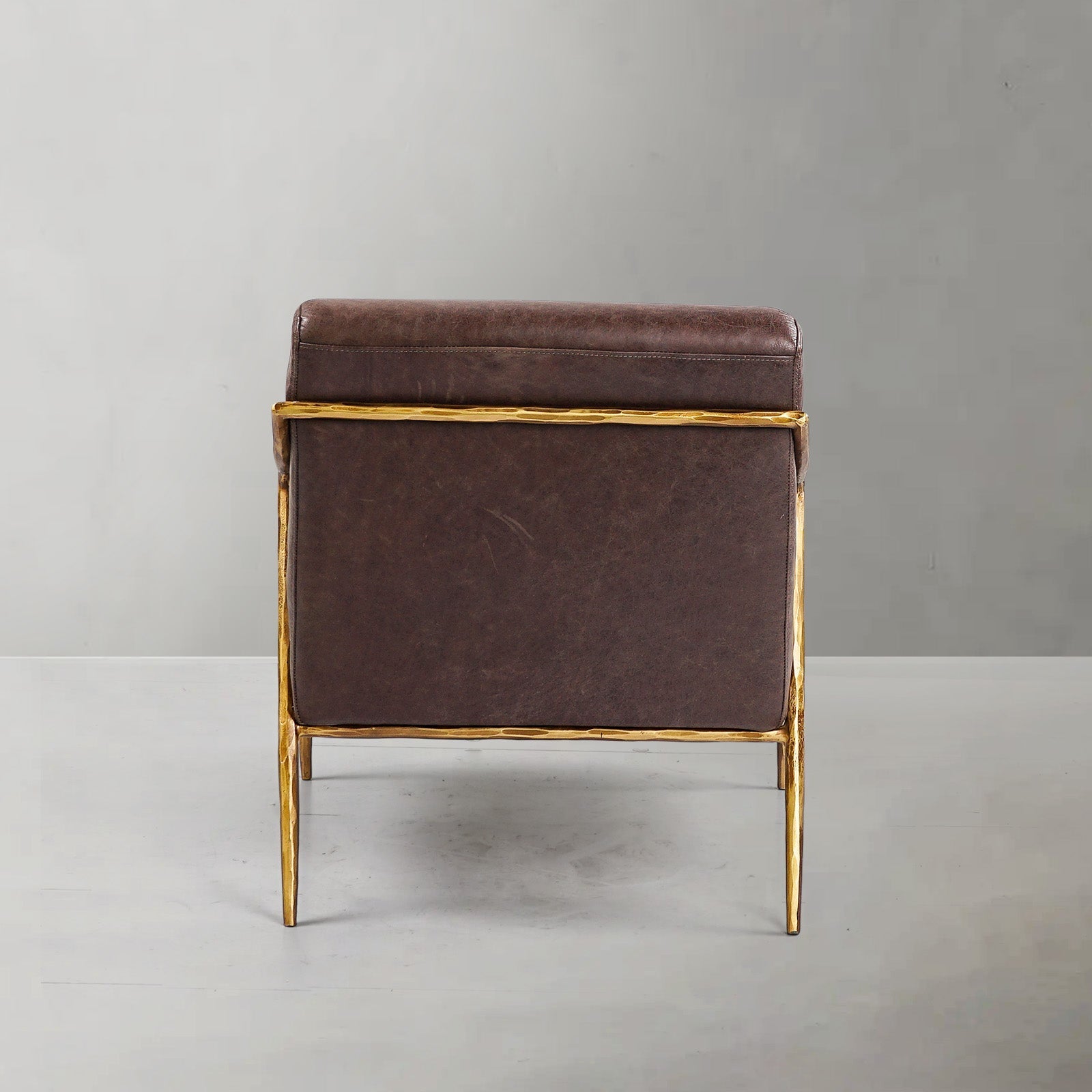 Thomson Brown Leather Accent Chair