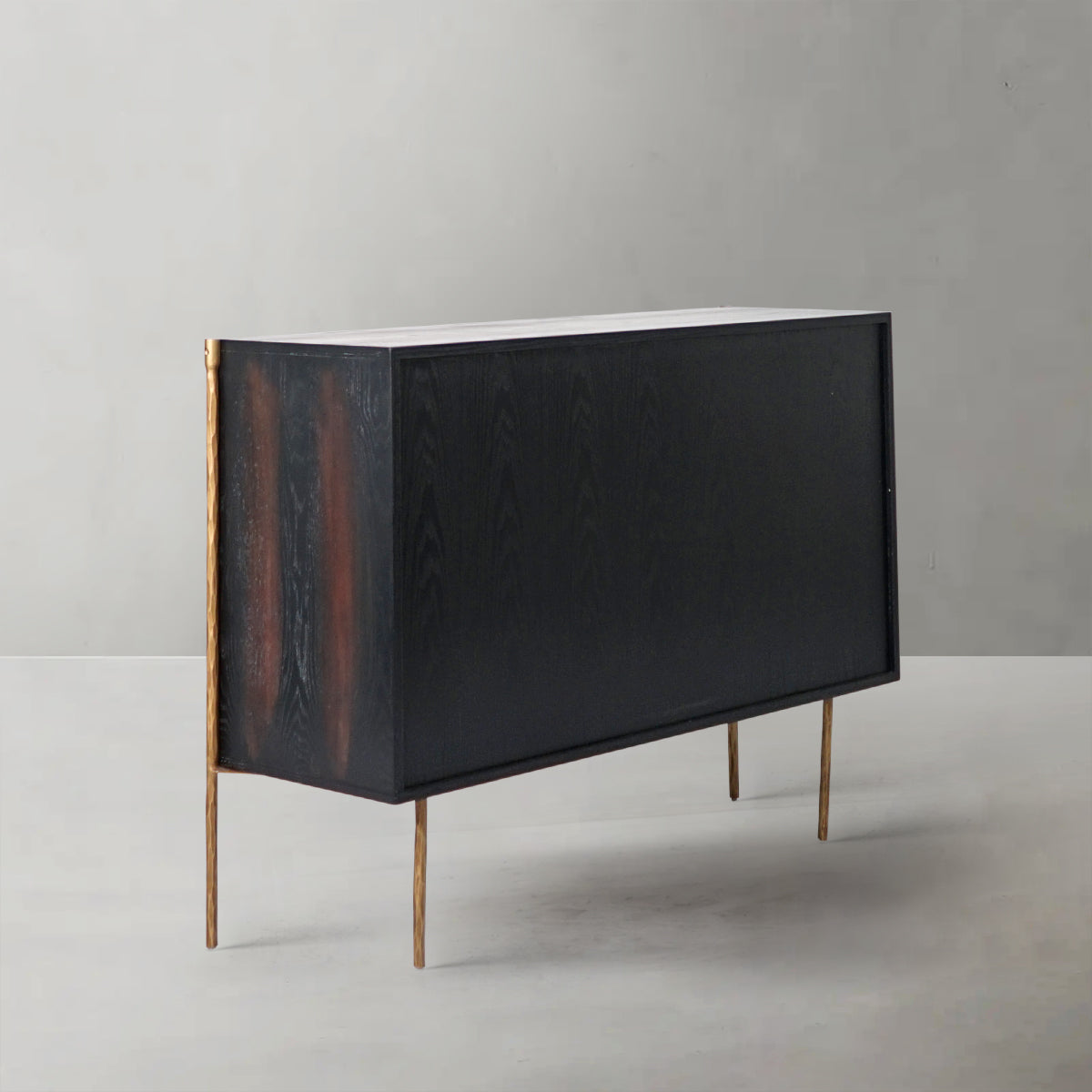 Thomson Metal Frame Rattan 6-Drawer Side Cabinet