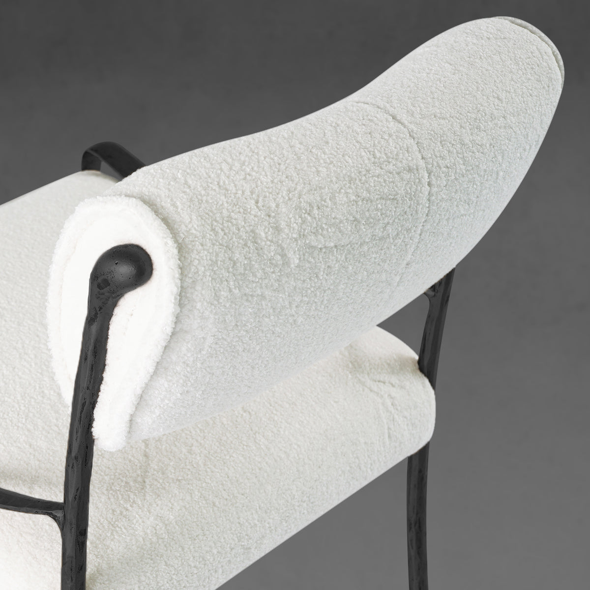 Thomson Retro Copper Iron Frame Armless Dining Chair