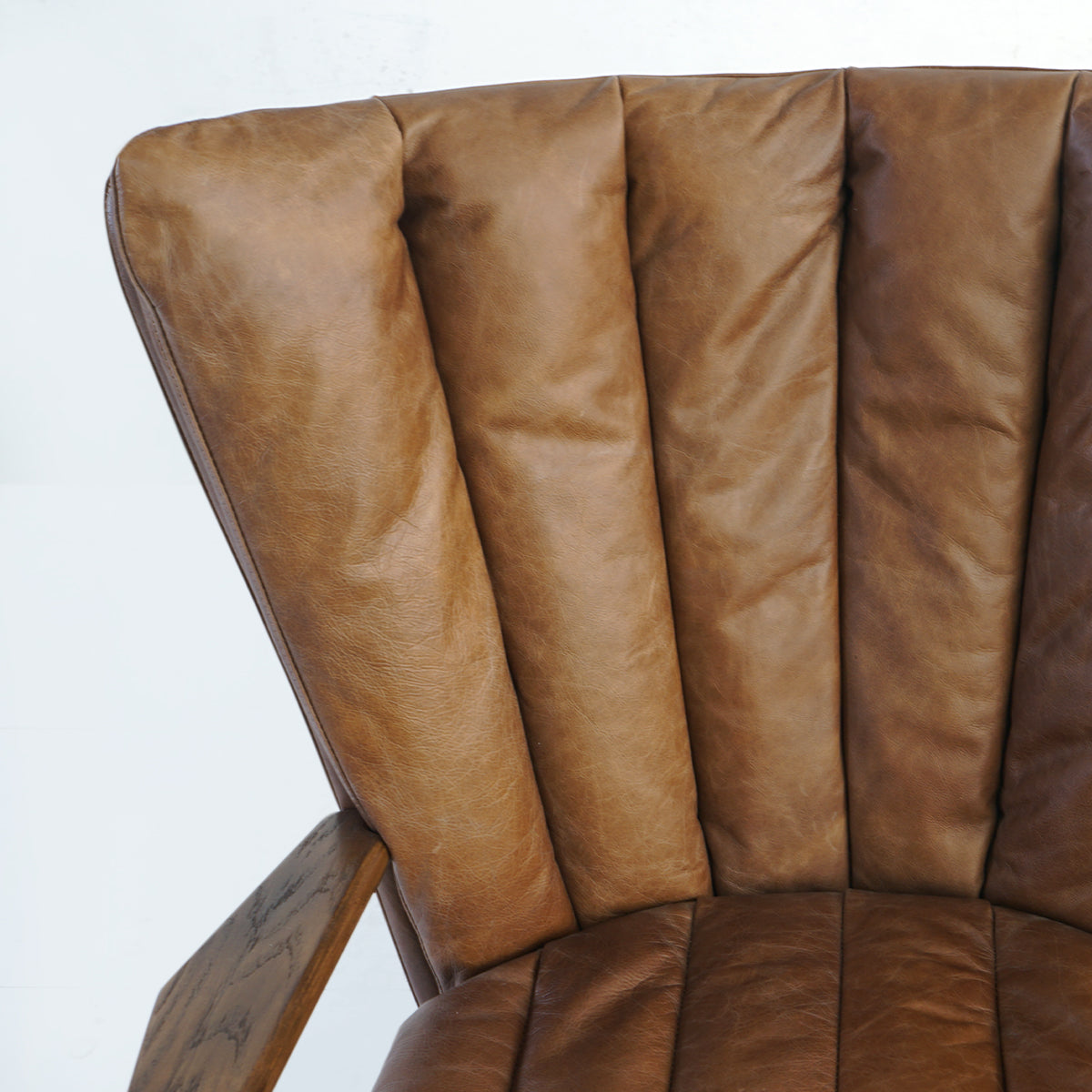 Thomson Vintage Leather Armchair Cigar Chair