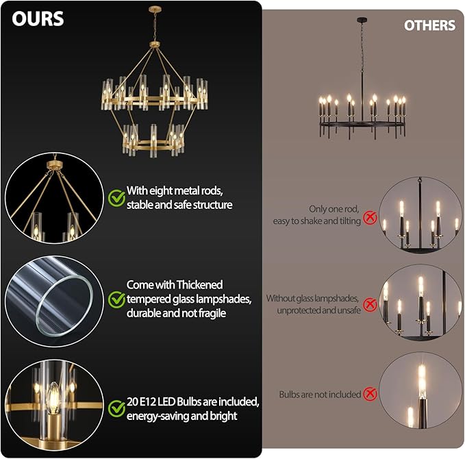 Wagon Wheel Chandelier 2 Tier