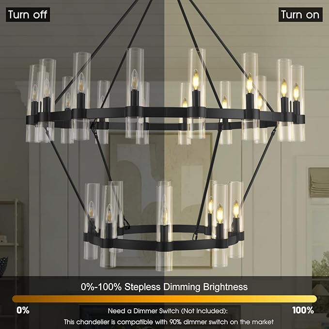 Wagon Wheel Chandelier 2 Tier