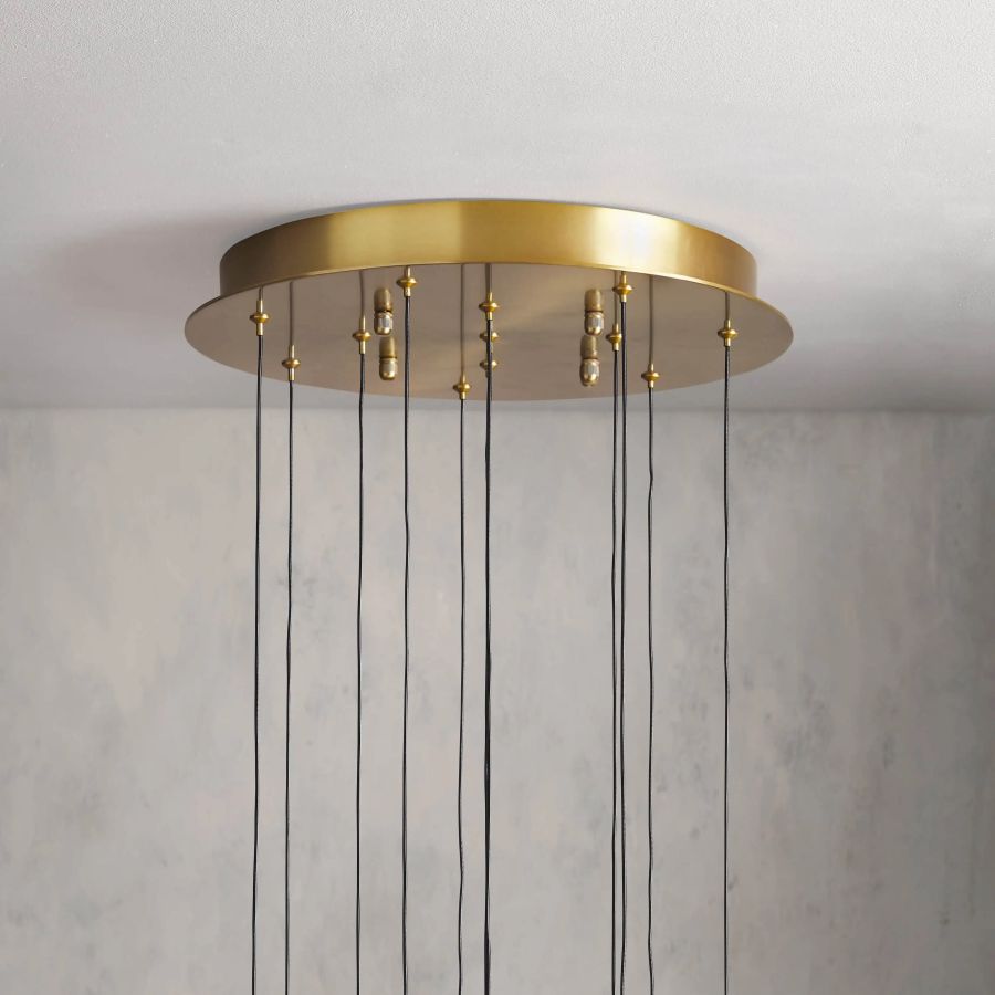 Waterdrop Round Chandelier