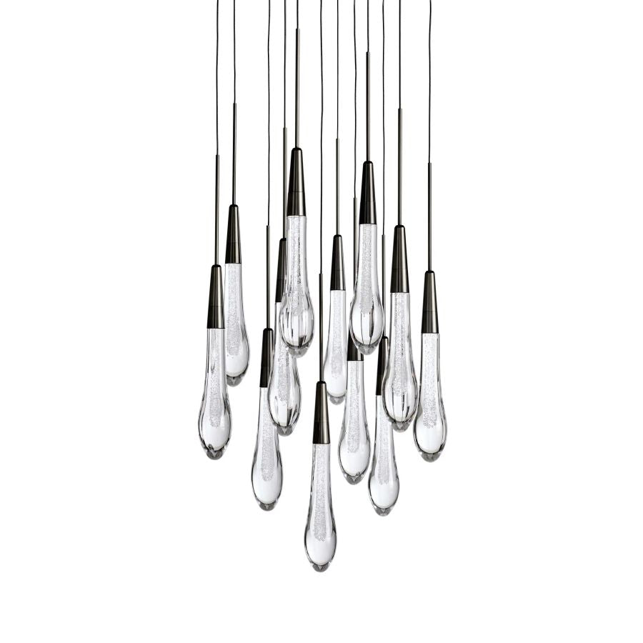 Waterdrop Round Chandelier
