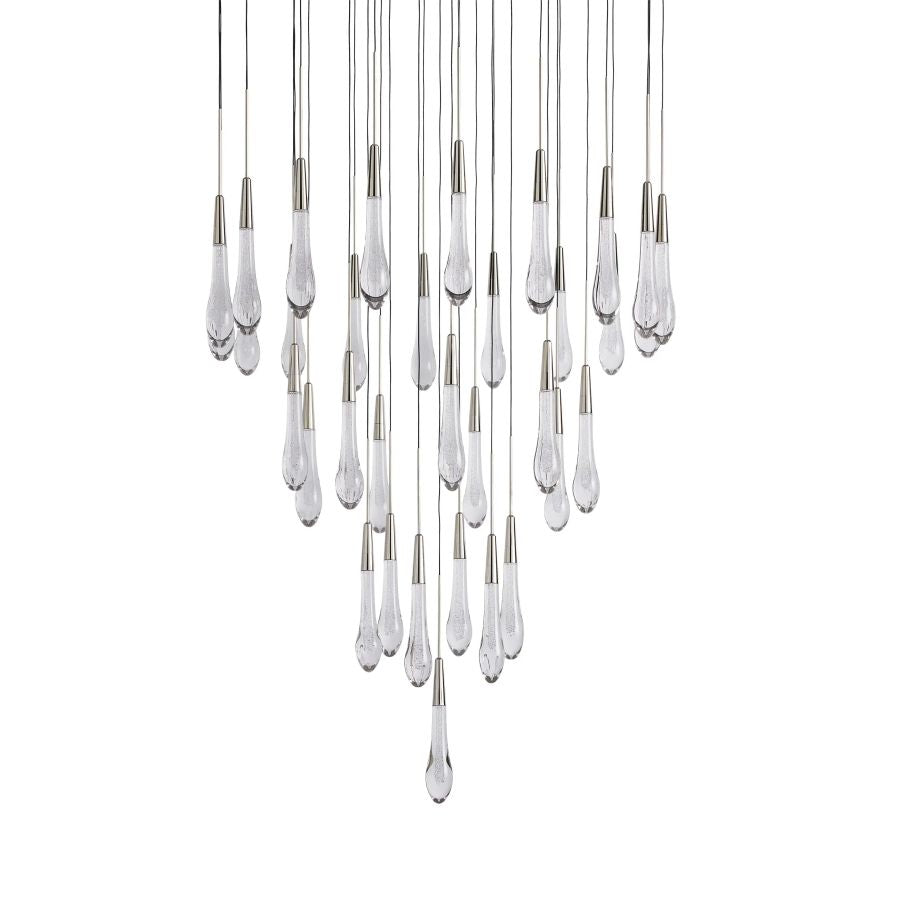 Waterdrop Round Chandelier