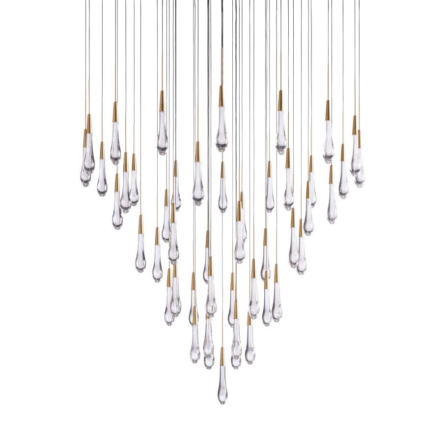 Waterdrop Round Chandelier