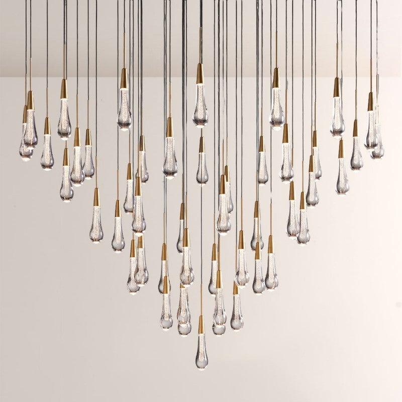 Waterdrop Round Chandelier