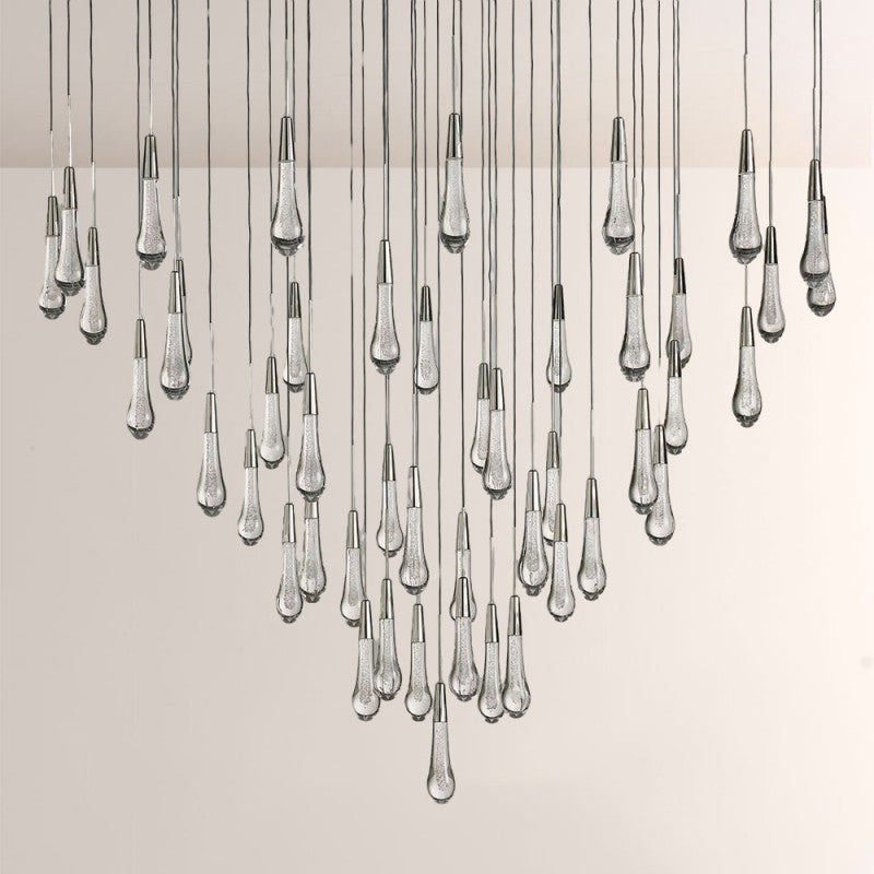 Waterdrop Round Chandelier