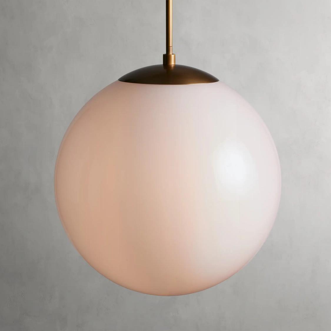 Wescott XL Globe Pendant with Rod
