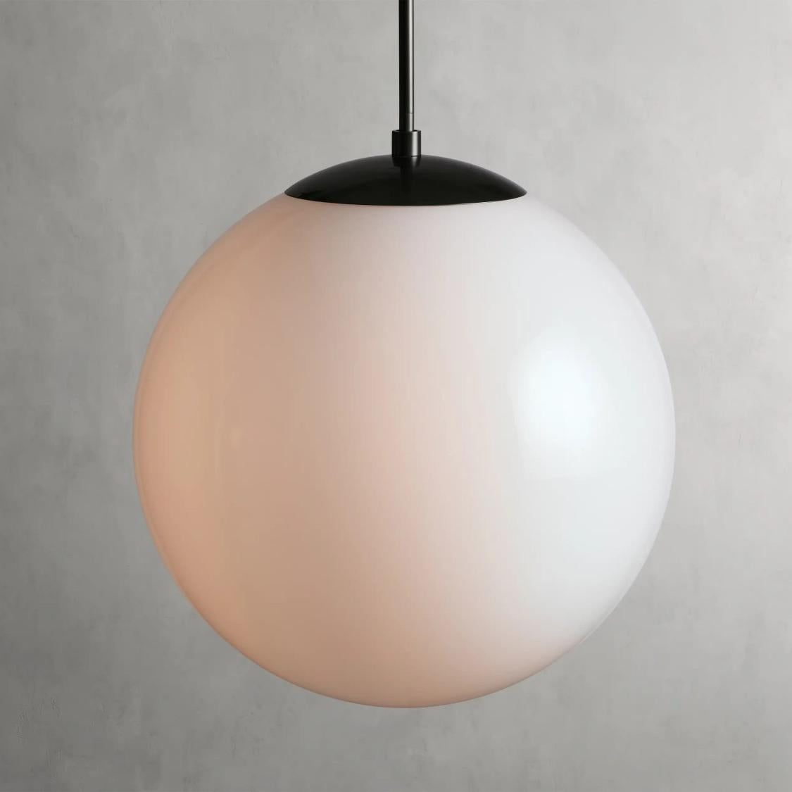 Wescott XL Globe Pendant with Rod