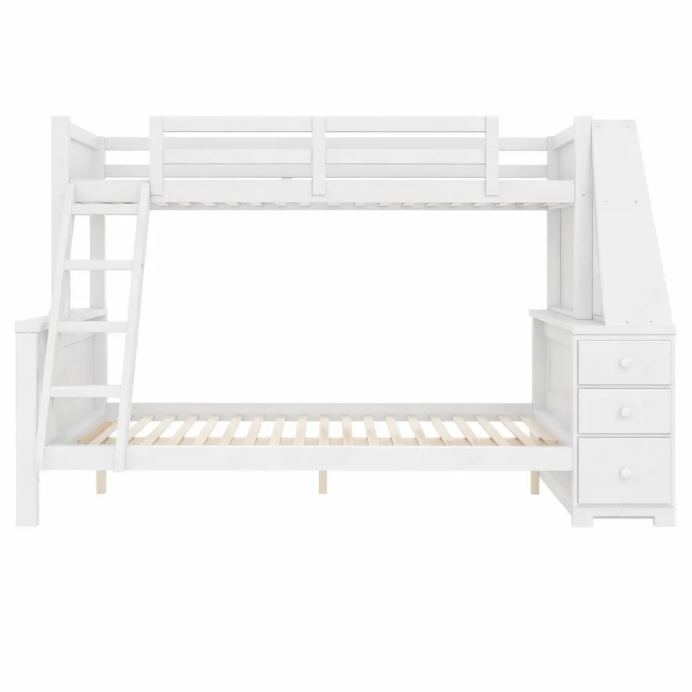 Lit mezzanine avec bureau intégré et rangement