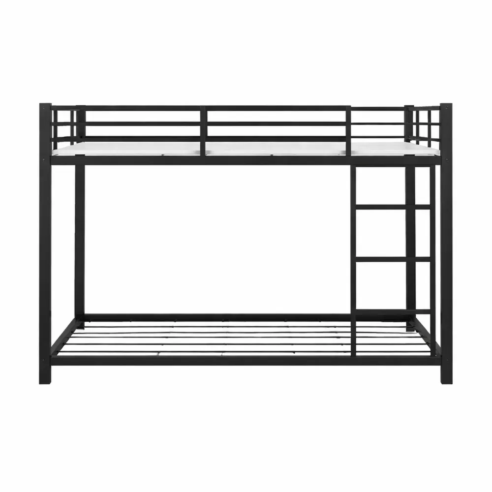 Lit Superposé en Métal 140x200 cm pour Adolescent et Enfant