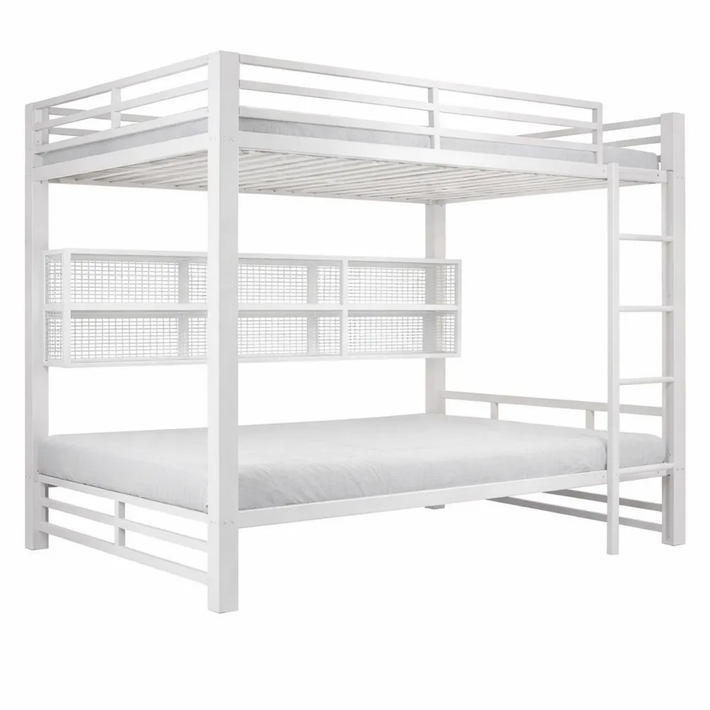 Lit superposé enfant 140x200 avec LED et rangement