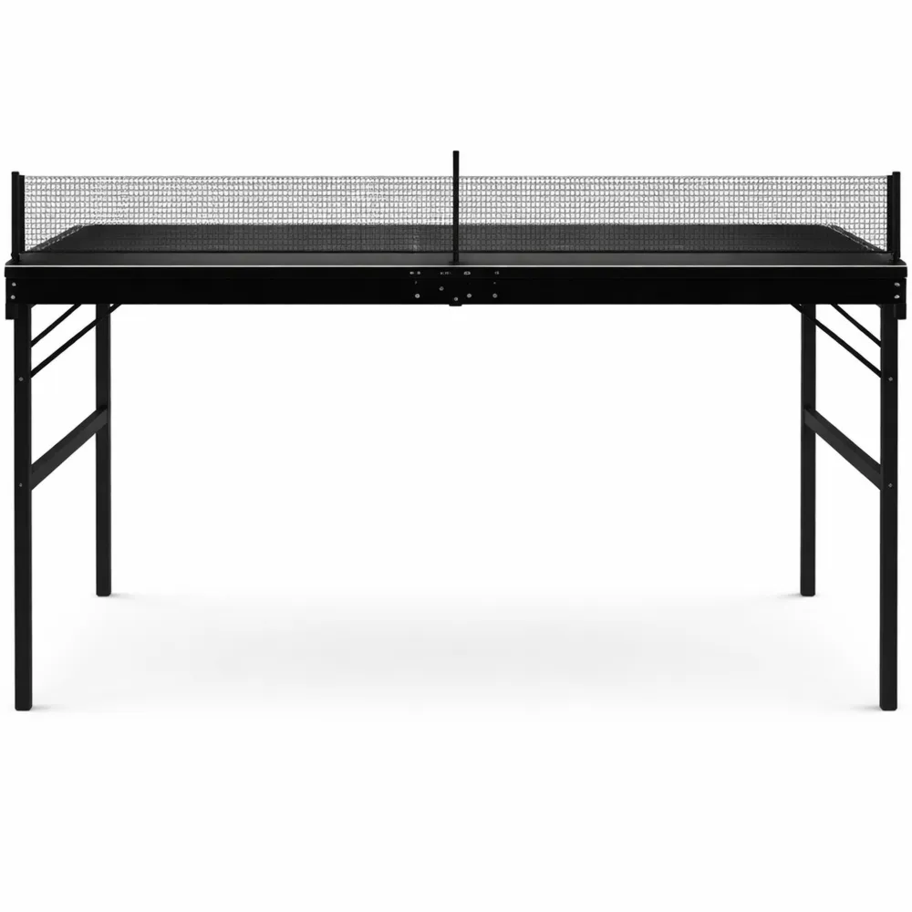 Table de Ping-Pong Pliable avec Accessoires pour Intérieur et Extérieur