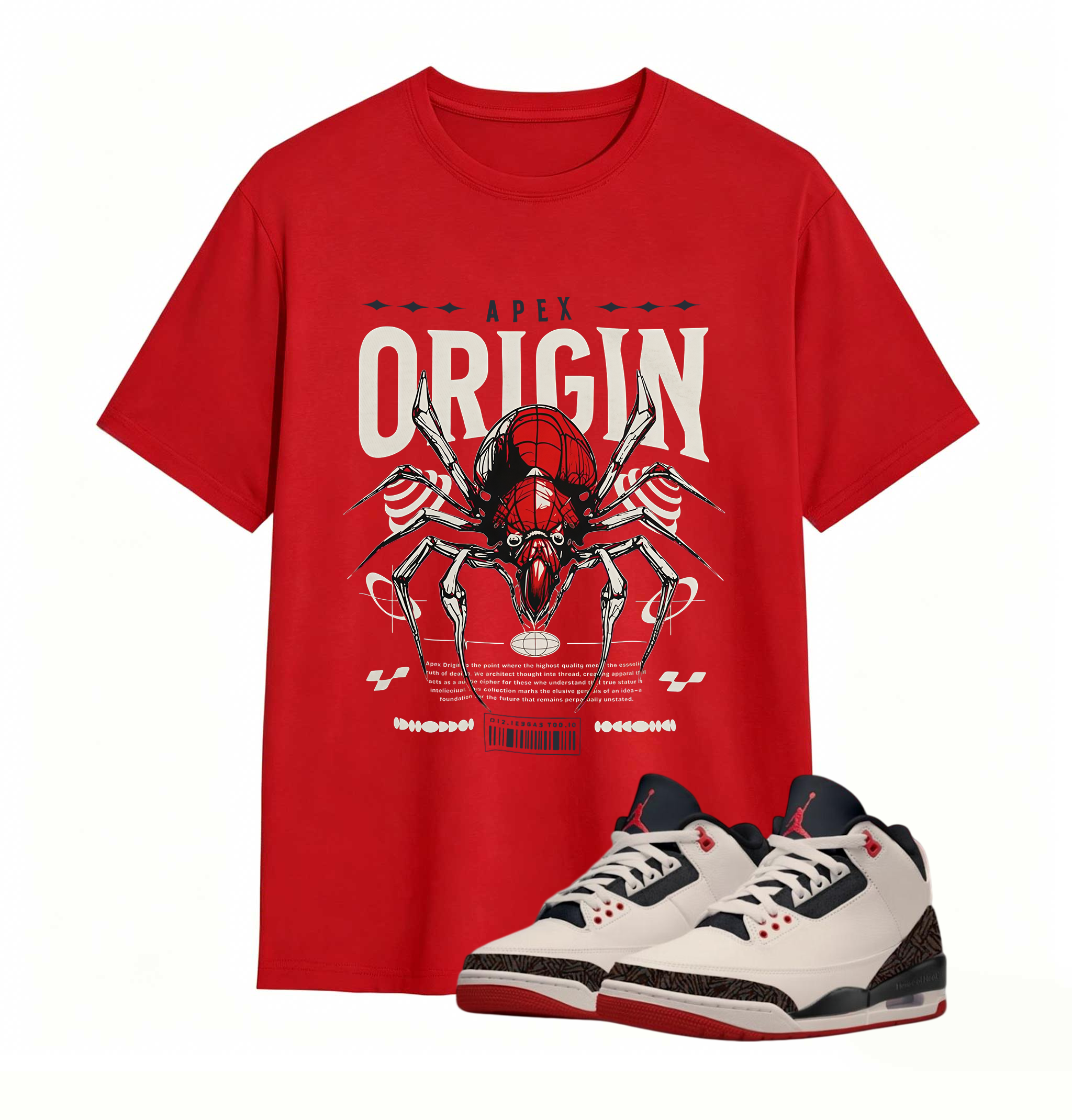 Apex Sneaker Shirt Brown to Match Jordan 3 World's Best Dad